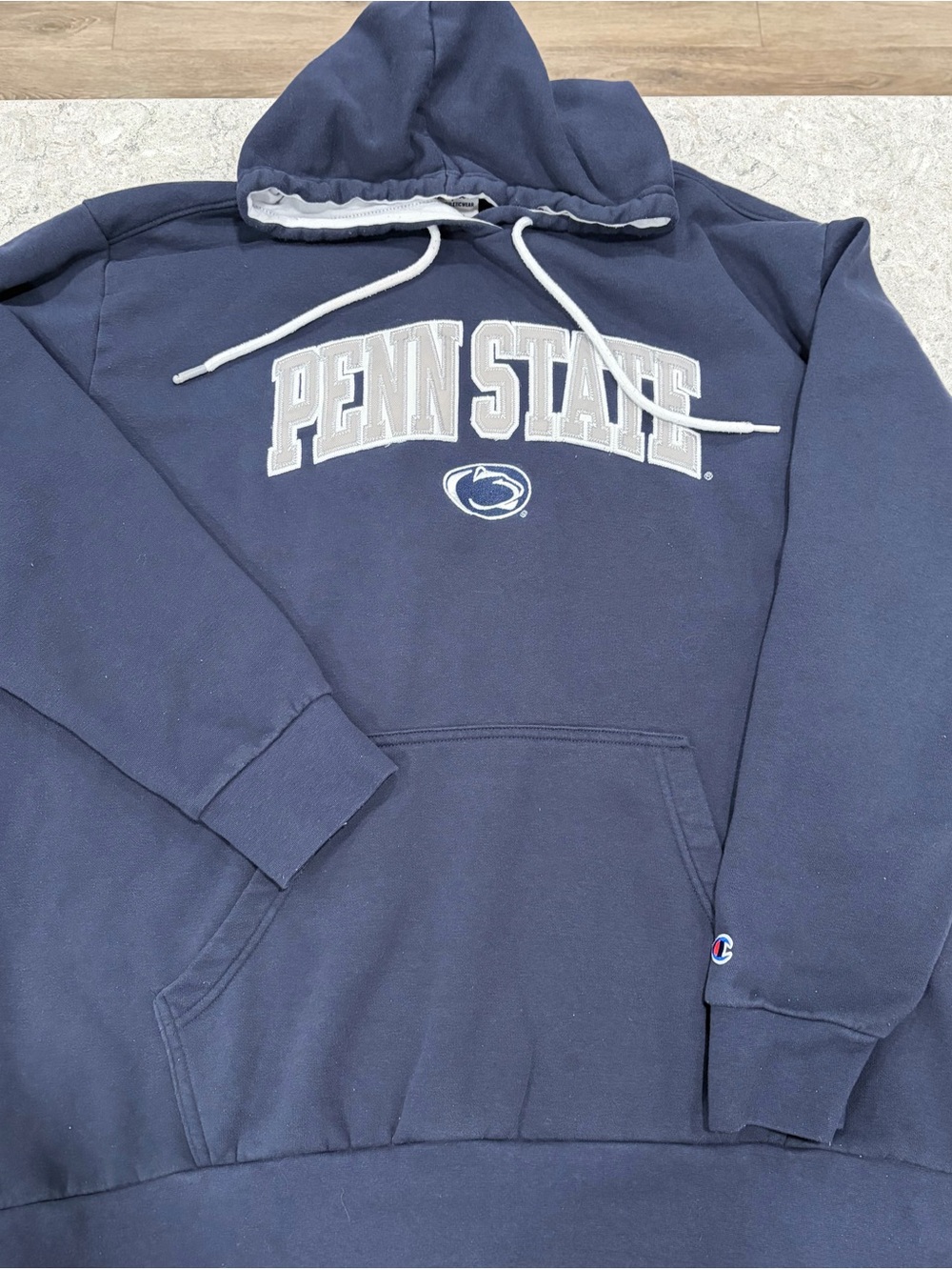 Penn State Champion Navy Hooded Sweatshirt-XL